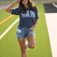 RTS Navy Game Day Vibes Tee