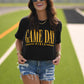 **SALE** RTS Black and Gold Game Day Vibes Tee