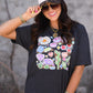 Leopard Floral Icons Tee