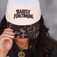 Barely Functioning Leopard Hat