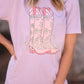 Howdy Daisy Boots Tee