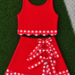 Custom Gingham Girls Two Piece Skirt Sets *Pre Order* *7 COLORS AVAILABLE*