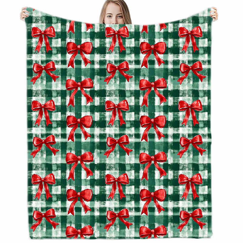 Christmas Bows Blanket *Pre Order* *CIJ SPECIAL*