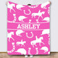 Custom Name Sport Blanket *CIJ SPECIAL*