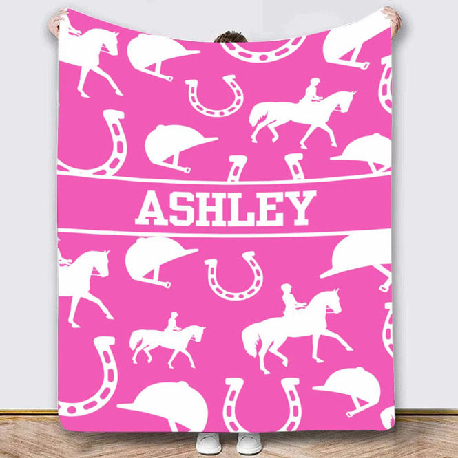 Custom Name Sport Blanket *CIJ SPECIAL*
