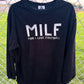 MILF Embroidered Corded Crew