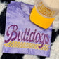 Custom Distressed Checkered Colorblast Tee