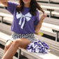 **SALE** RTS Purple Game Day Bow Tee