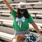 **SALE** RTS Green Game Day Bow Tee
