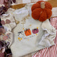 Fall Girly Embroidered Sweatshirt/Tee