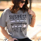 Suspect Claims She Hates Bad Sportsmanship Tee