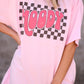 Moody Checkered Tee