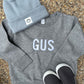 Granite Heather Custom Embroidered Name Youth Sweatshirt