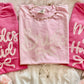 Bride Lace Bow Tee