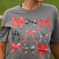 Red And Black Bows Tee