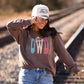 Howdy Gold Shimmer Tee/Long Sleeve
