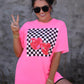 Checkered Cherries Tee