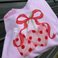 Polka dot heart cherries tee & sweatshirt
