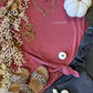 Crimson Dainty Mama Embroidered Tee