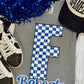 Custom Distressed Checkered Spirit Tee