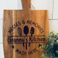 Custom Messes & Memories Made Here Cutting Board