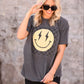 Vintage Checkered Smiley Tee