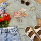 Custom Birth Flowers Bouquet Tee