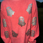 Blush Pink Glitter Ghost Corded Crew