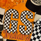 Custom Distressed Checkered Spirit Tee