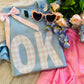 Custom Pink Gingham State Sweatshirt/Tee *ANY STATE*