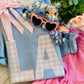 Custom Pink Gingham State Sweatshirt/Tee *ANY STATE*