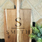 Modern Last Name Cutting Board