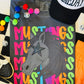 Mustangs Neon Mascot Tee