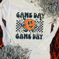 Game Day Game Day Basketball Checkered Tee/Long Sleeve Dri Fit