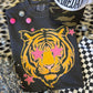 Tigers Pink Star Mascot Tee