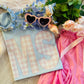 Custom Pink Gingham State Sweatshirt/Tee *ANY STATE*