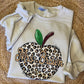 Custom Leopard Teacher Apple Sweatshirts