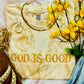 Citrine God Is Good Embroidered Tee