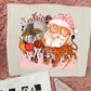 Boujee cherry & tiger Santa collage tee or sweatshirt