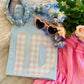 ID Pink Gingham State Sweatshirt/Tee