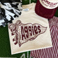 Aggies Gingham Flag Tee
