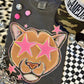Cougars Pink Star Mascot Tee