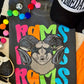 Rams Neon Mascot Tee