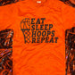 Eat Sleep Hoops Repeat Dri Fit Tee