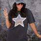 Leopard Star Faux Patch Tee