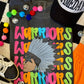 Warriors Neon Mascot Tee