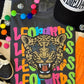 Leopards Neon Mascot Tee
