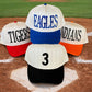 Custom Pinstripe Two Tone Hats