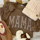 Mama Leopard Name Sweatshirt