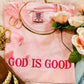 Clay God Is Good Embroidered Tee